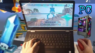 Bedwars Handcam PC Gameplay in Blockman Go