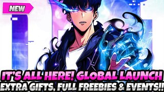 *IT'S ALL HERE! BIG NEW GLOBAL LAUNCH INFO!* EXTRA GIFTS, ALL FREEBIES & EVENTS (Solo Leveling Arise