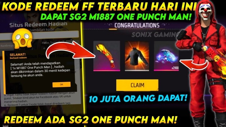 KODE REDEEM FREE FIRE TERBARU 12 JULI 2024 HARI INI