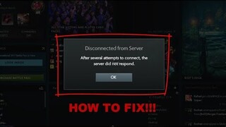 ErEr TV: After Several Attempts to Connect, the Server Did Not Respond [FIX 2019] DOTA 2