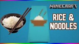 How to make a Rice/Noodle bowl in Minecraft!