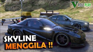 SKYLINE MEMANG GILA !! HYPERCAR AJA KALAH !! - GTA 5 ROLEPLAY INDONESIA