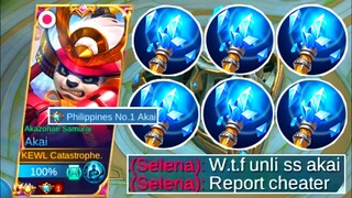 AKAI BUILD 6X FLEETING TIME (UNLI ULTIMATE HACK) | MLBB