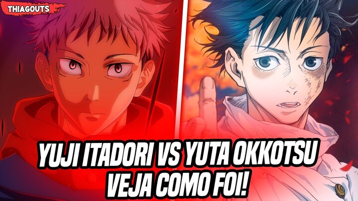 YUJI ITADORI VS YUTA OKKOTSU. VEJA COMO FOI. | Jujutsu Kaisen