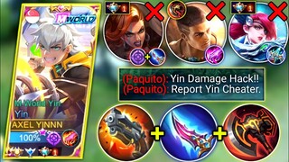 YIN BLADE OF HAPTESEASE BUILD | BEST BUILD AND EMBLEM | MOBILE LEGENDS