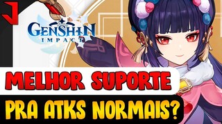 MELHOR SUPORTE PRA ATKS NORMAIS!? ANÁLISE INICIAL YUNJIN | GENSHIN IMPACT