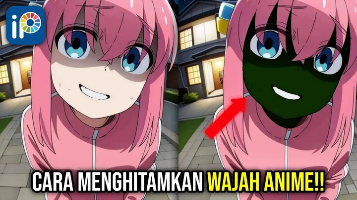 Simpel & Mudah Cara Menghitamkan Wajah Anime Dengan Menggunakan Aplikasi Ibis Paint