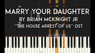 Marry Your Daughter (Stripped version) by Brian McKnight Jr. Synthesia piano - with free sheet music