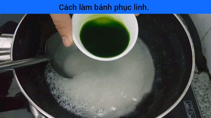 làm bánh Phục Linh