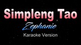 SIMPLENG TAO - Zephanie (KARAOKE VERSION)