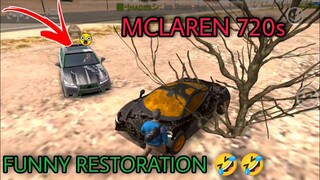 funny🤣rebuilding abandoned mclaren 720s car parking multiplayer roleplay new update 2022