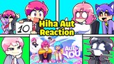 HIHA AUT REACTION MV CA NHẠC CỦA HIHA AUT LOVE YOU TRONG MINECRAFT*HIHA REACTION 🤩🤣