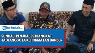 Sunhaji Penjual Es Diangkat jadi Anggota Kehormatan Banser, Usai Temui Gus Miftah, Bawa Keluarga