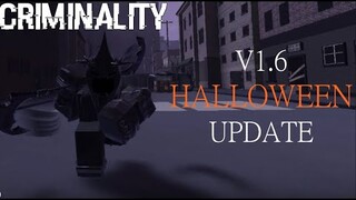 CRIMINALITY v1.6 HALLOWEEN UPDATE - NECROMANCER - AIRDROPS AND MORE  - Criminality Roblox