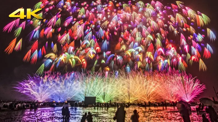 大曲の花火 春の章 2022 至高の芸術花火 - OMAGARI FIREWORKS SPRING FESTA 2022 - (BMPCC6K) -  Bilibili