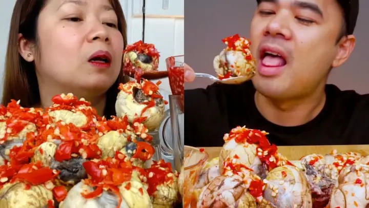 Mukbangers Love Extreme Spicy Balut | Mukbang Highlights