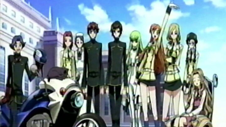 Code Geass Lelouch of the Rebellion intro on VHS