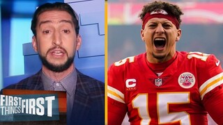 FIRST THINGS FIRST | Nick "SHOCKED" Patrick Mahomes claims Chiefs will win AFC this season