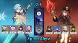 Eula Raiden & Hutao Geo | New Spiral Abyss 2.5 | Full Stars - Genshin Impact
