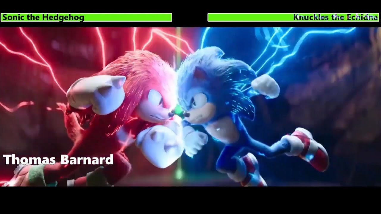 Sonic the Hedgehog 2 (2022) Final Battle with healthbars 3/3 