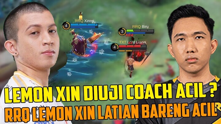 RRQ LEMON XIN DIUJI BERSAMA COACH ACIL ?? KALAU BEGINI RRQ JADI KUAT BANGET XIN CORE HYPER #rrq