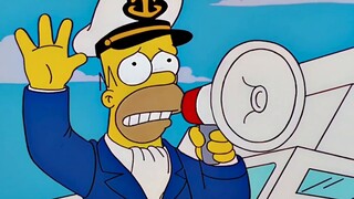 The Simpsons: Romo bertemu bajak laut di laut, dan prajurit cantik itu menolak menyelamatkannya