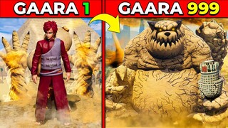 EVOLUI O NINJA GAARA PARA O NIVEL MÁXIMO NO GTA 5!! (Naruto mod)