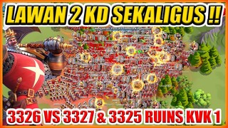 LAWAN 2 KINGDOM SEKALIGUS !! WAR RUINS 3326 VS 3325 DAN 3327 !!