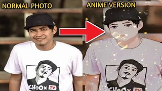 HOW TO MAKE REGULAR PHOTO INTO ANIME VERSION | TRENDING APP