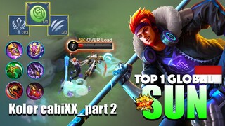 Monkey Fully Map Controlled, Shutdown All Enemies! | Top 1 Global Sun Gameplay ~ MLBB