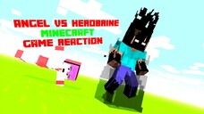 Game Reaction Animasi Minecraft Angel vs Herobrine dan Squid Game!