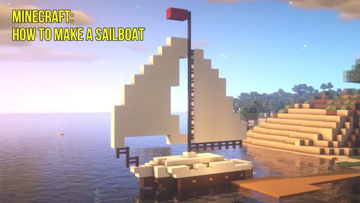 How to make a Sailboat in Minecraft