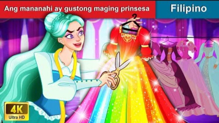 Ang mananahi ay gustong maging princesa👸 princess Tailor in Fillipino |WOA - Filipino Fair Tales