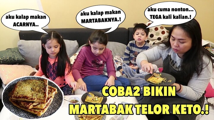 MARTABAK TELOR KETO, TERNYATA SE-ENAK INI LHO.!