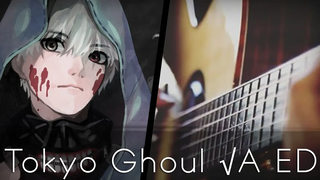 Tokyo Ghoul √A ED (กีตาร์โปร่ง) - Kisetsu wa Tsugitsugi Shindeiku【Tabs】