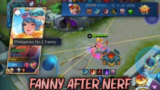 THIS IS HOW YOU PLAY FANNY AFTER NERF  |  FULL GAMEPLAY  |  MLBB