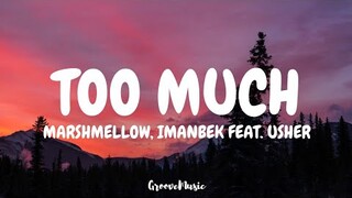 Marshmellow, Imanbek - Too Much (Lyrics) Feat. Usher