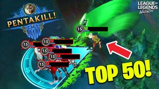 TOP 50 BEST PENTAKILLS - INSANE PENTAKILLS of THE WEEK #1 - League of Legends Wild Rift