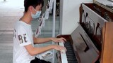 The Swordsman Tower is playing the piano on the street? ! Arknights Holiday Veyron Chen EP - Across the wind Piano Replay