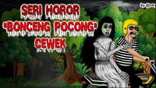 ANIMASI KARTUN HOROR | BONCENG POCONG CEWEK #14