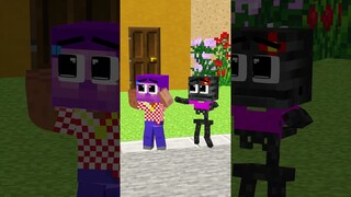 Baby Zombie Because Little Sister Became Ugly - Monster School Minecraft Animation #shorts