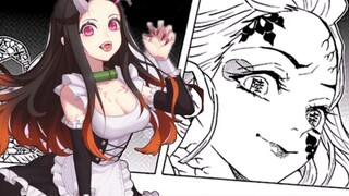 Nezuko menendang putri iblis yang jatuh [Jalan Bunga Kimetsu no Yaiba Bab 41]