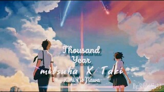 Mitsuha X Taki Sepasang kekasih cuy