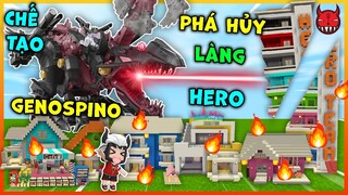 SONGFISH CHẾ TẠO ROBOT GENOSPINO ZOIDS PHÁ HỦY LÀNG HERO TEAM TRONG MINI WORLD