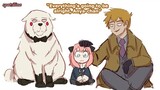 Reigen meets Anya and the Forgers [Mob Psycho 100 and Spy x Family Comics]