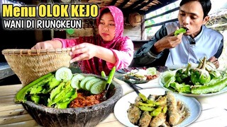 Yakin.. Bikin Ketagihan‼️Ikan Asin Kuah Santan, Sambel PEDAS, Lalap JAAT, Terong, Masakan Kampung