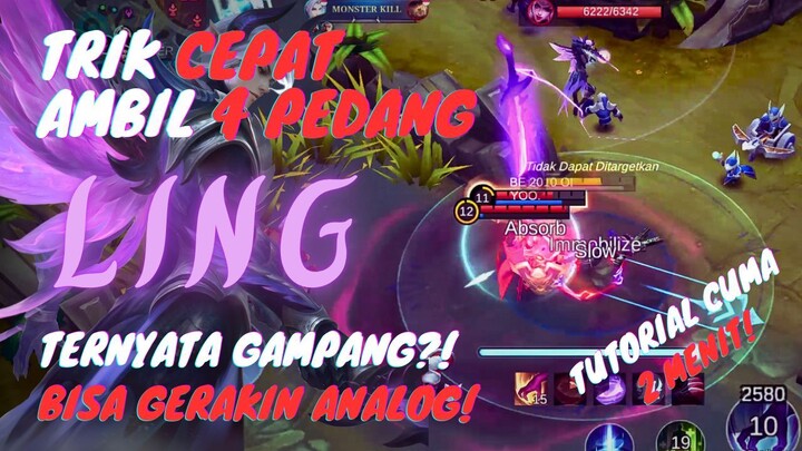 TRIK CEPAT AMBIL 4 PEDANG LING! EZ BANGET?!