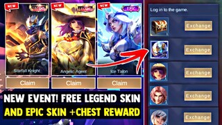 NEW EVENT 2023! GET YOUR LEGEND SKIN AND EPIC SKIN + OTHER REWARDS! FREE SKIN! | MOBILE LEGENDS 2023