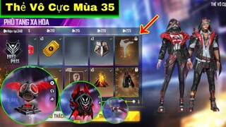 [Garena Free Fire]/Review Full Chi Tiết Thẻ Vô Cực Mùa Thứ 35 Phong Cách Dơi Khát Máu Siêu Chất