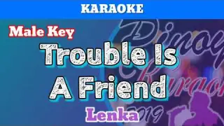 Trouble Is A Friend by Lenka (Karaoke : Male Key)
